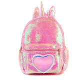 Sequin Unicorn Schoolbag, Large Capacity Backpack