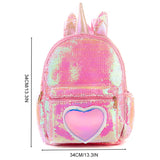 Sequin Unicorn Schoolbag, Large Capacity Backpack
