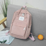Japanese College Style Nylon Backpack