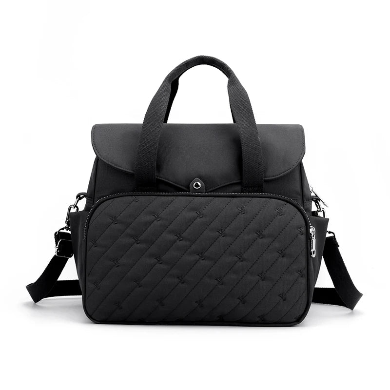 Nylon Waterproof Double Shoulder Bag Woman Handbags Ladies High Youth Crossbody