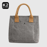 Women Canvas Shopping Tote Bag Foldable Reusable Casual Handbag