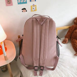 Summer Nylon Women Rucksack Double Shoulder Backpack for Teenager Girls