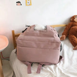 Summer Nylon Women Rucksack Double Shoulder Backpack for Teenager Girls