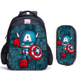 Hero Avenger Spidernan Backpacks Children Teenager Boys Girls Schoolbag