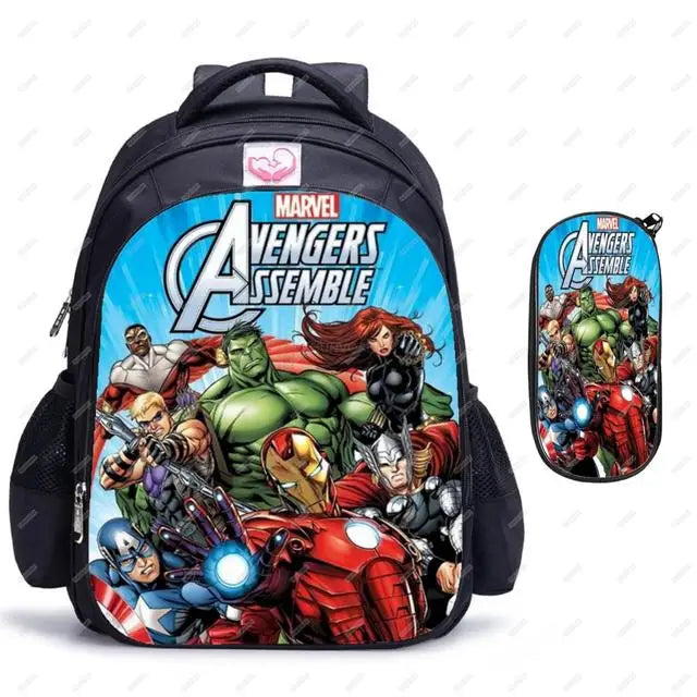 Hero Avenger Spidernan Backpacks Children Teenager Boys Girls Schoolbag