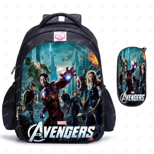 Hero Avenger Spidernan Backpacks Children Teenager Boys Girls Schoolbag