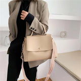 Large Capacity Handbags Women PU Shoulder Messenger Bag