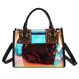Clear PVC Multi-Function Messenger Bag Laser Shoulder Handbag