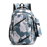 Camouflage Military School Bag for Teenage Boys Girls Backpack