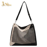 Vintage Large Capacity Women Shoulder Bag Space Pad Canvas Tote Female Handbags
