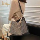 Vintage Large Capacity Women Shoulder Bag Space Pad Canvas Tote Female Handbags