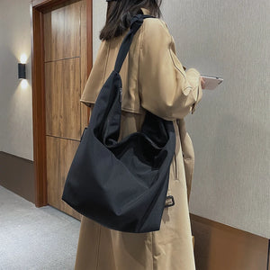 Large Capacity Waterproof Nylon Shoulder Bag