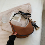 Western Style Women's Shoulder Bag Autumn Winter Texture Messenger Dumpling Bag