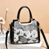 Women's Painting PU Handbag, Shoulder Messenger Bag