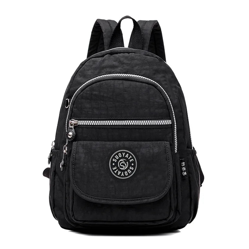 Women Backpack Girl Waterproof Nylon School Bag Female Large Capacity Versatile