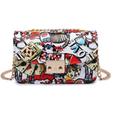 Summer Graffiti Ladies Handbags Mini Bag Women Messenger Bags for Women