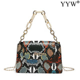 Snakeskin Clutch Bag For Wedding Party Mini Wallet Clutches Girls Gift