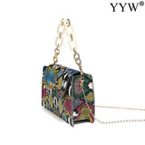 Snakeskin Clutch Bag For Wedding Party Mini Wallet Clutches Girls Gift