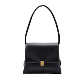 Leather Shoulder Bags Soft Flap Crossbody Handbags