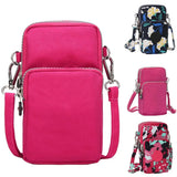 Women Hanging Neck Running Arm Phone Bag Crossbody Shoulder Pouch