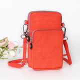 Women Hanging Neck Running Arm Phone Bag Crossbody Shoulder Pouch