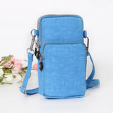 Women Hanging Neck Running Arm Phone Bag Crossbody Shoulder Pouch