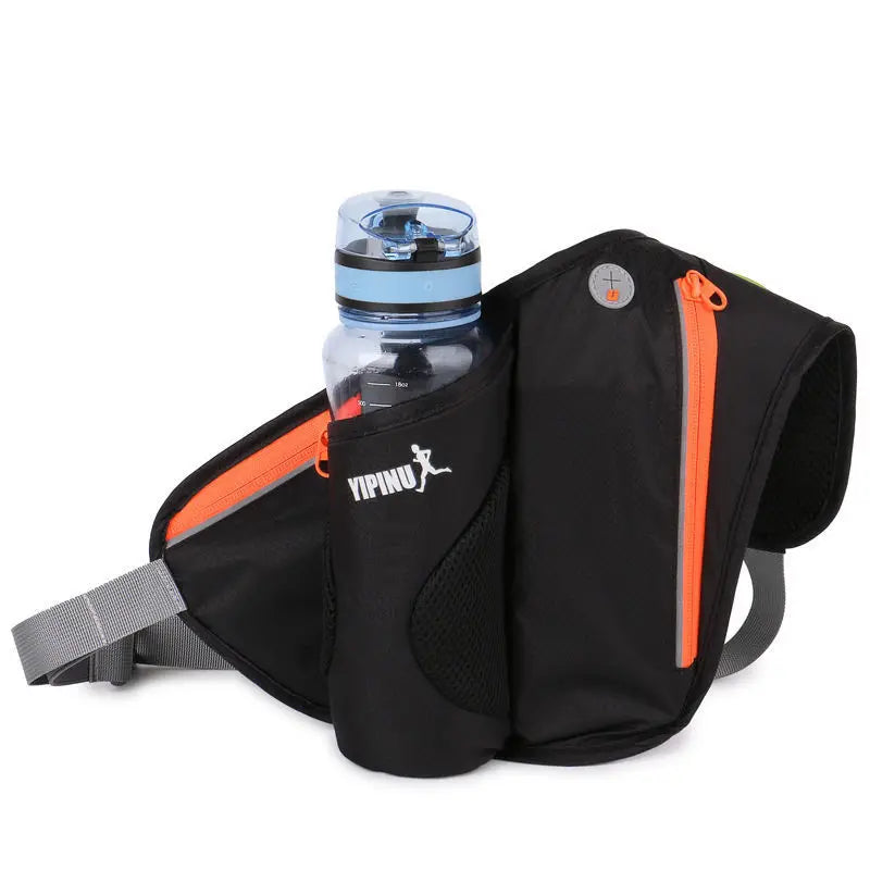 Unisex Waist Belt Bag Pockets Running Bottle Phone Key Holder