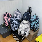 Camouflage Waterproof School Bag Teenage Girl Boy Couples Travel Rucksack