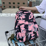Camouflage Waterproof School Bag Teenage Girl Boy Couples Travel Rucksack