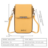 Mini Women Messenger Bags with Phone Pocket and Card Holder
