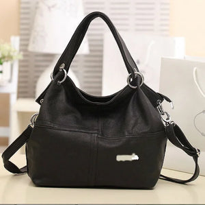 Women Messenger Bucket Bags Pu Leather Small Shoulder Ladies Girls Handbags