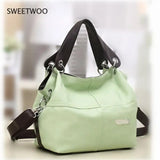 Women Messenger Bucket Bags Pu Leather Small Shoulder Ladies Girls Handbags