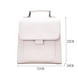Women Mini Back Pack Travel High Bookbag School Bags for Teenage Girls PU Leathe