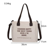 Nylon Shopping Shoulder Bag Large Capacity Handbag Tote For Girls