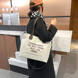 Nylon Shopping Shoulder Bag Large Capacity Handbag Tote For Girls