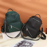 Women Oxford Backpack College Style School Bag