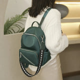 Women Oxford Backpack College Style School Bag