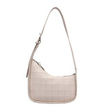 Women Solid Shoulder Handbags Stone Pattern PU Leather Hobos Bags