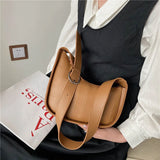 Women Solid Shoulder Handbags Stone Pattern PU Leather Hobos Bags
