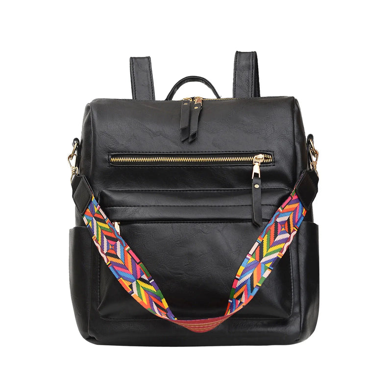 Women's Ethnic Style Embroidered Soft Backpack