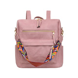 Women's Ethnic Style Embroidered Soft Backpack
