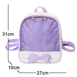 Women's School Bag for Teenage Girls Waterproof Leather Backpack