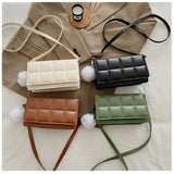 PU Leather Shoulder Bag Handle Women's Hand Bag