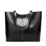 Oil Wax Pack Single Shoulder Bag Soft Handbag