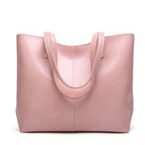 Oil Wax Pack Single Shoulder Bag Soft Handbag