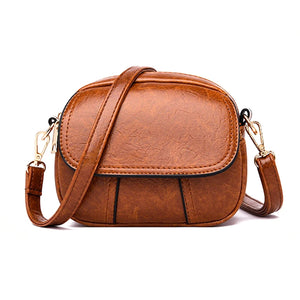 Women's Leather Clutch Bag Patchwork Crossbody Messenger Shoulder Bag