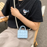 Women's Mini Pearl Crossbody Bag Chain Handbag