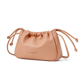 Solid Ins Ladies Messenger Bag Armpit Pleated Cloud Handbag
