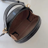 Zipper Mini Crossbody Bag - Women's PU Leather