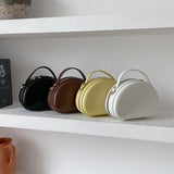 Zipper Mini Crossbody Bag - Women's PU Leather